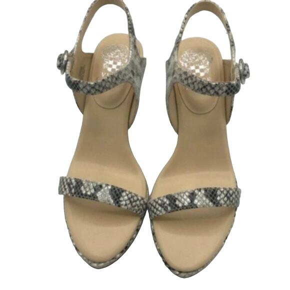 Vince Camuto Shoes - Vince Camuto Womens Python Print Sandals Size 7.5